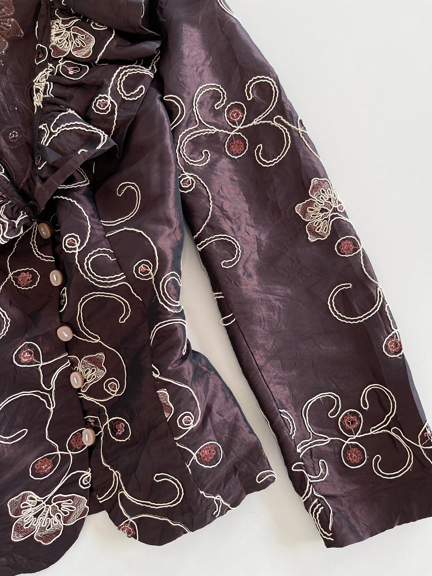 Vintage Sequin Embroidered Blazer-Bust 36