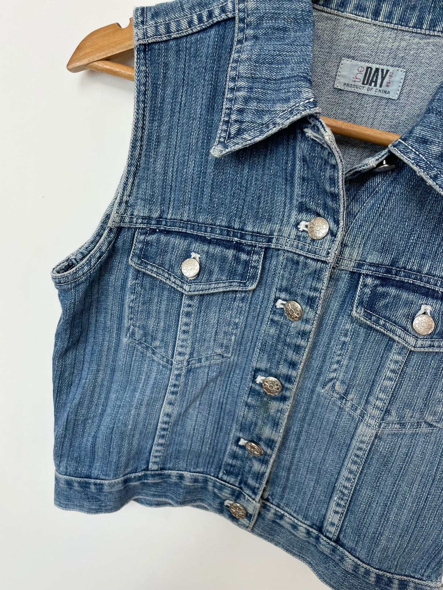 The Day Denim Vest-Bust 32