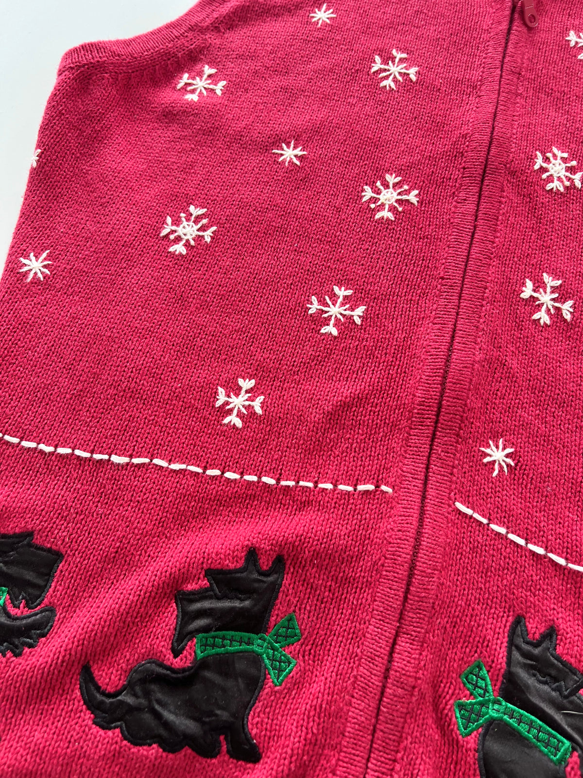 Blair Embroidered Christmas Sweater Vest-Bust 56