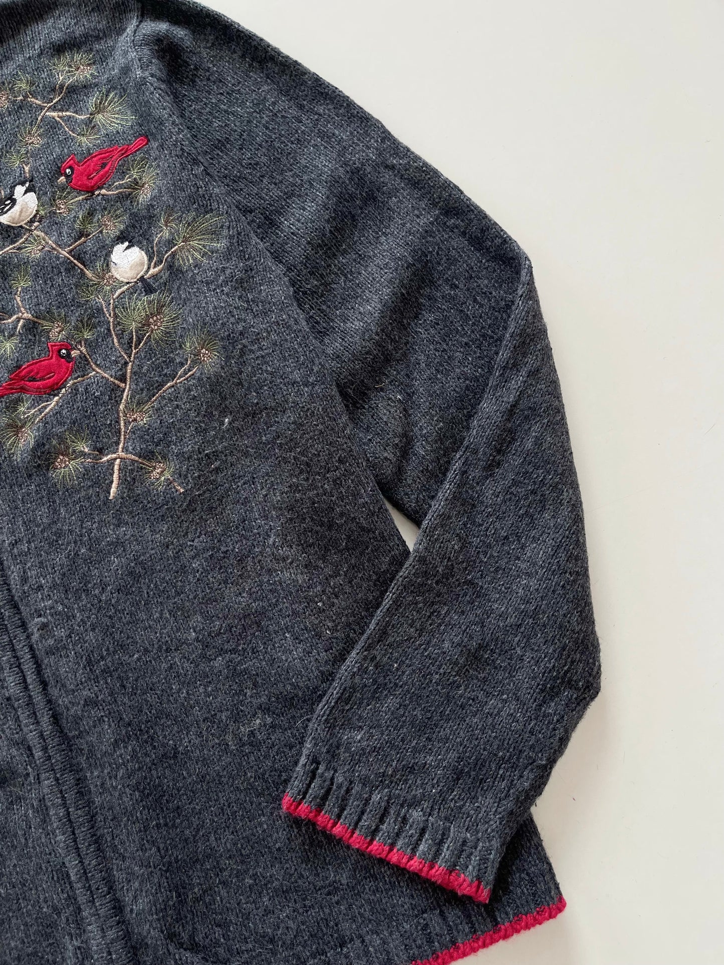 Croft & Barrow Vintage Embroidered Zipper -Bust46