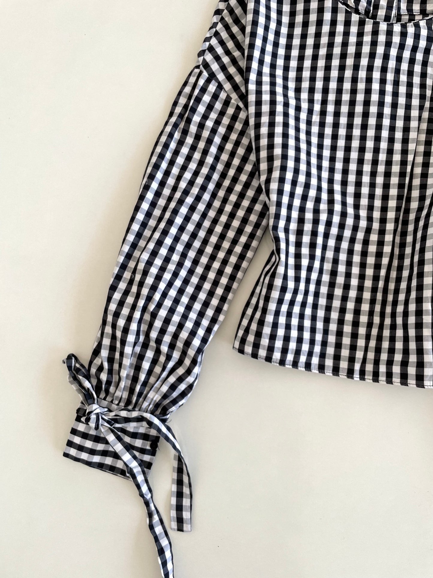 Zara Gingham Top-Bust 40