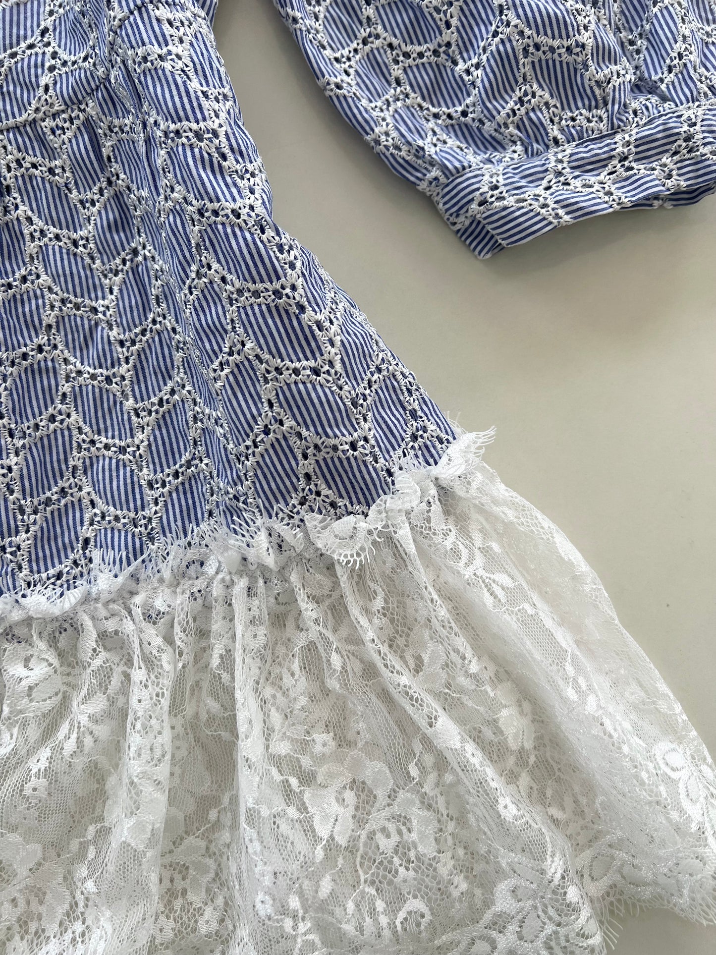 Eyelet Lace Top-Bust 36