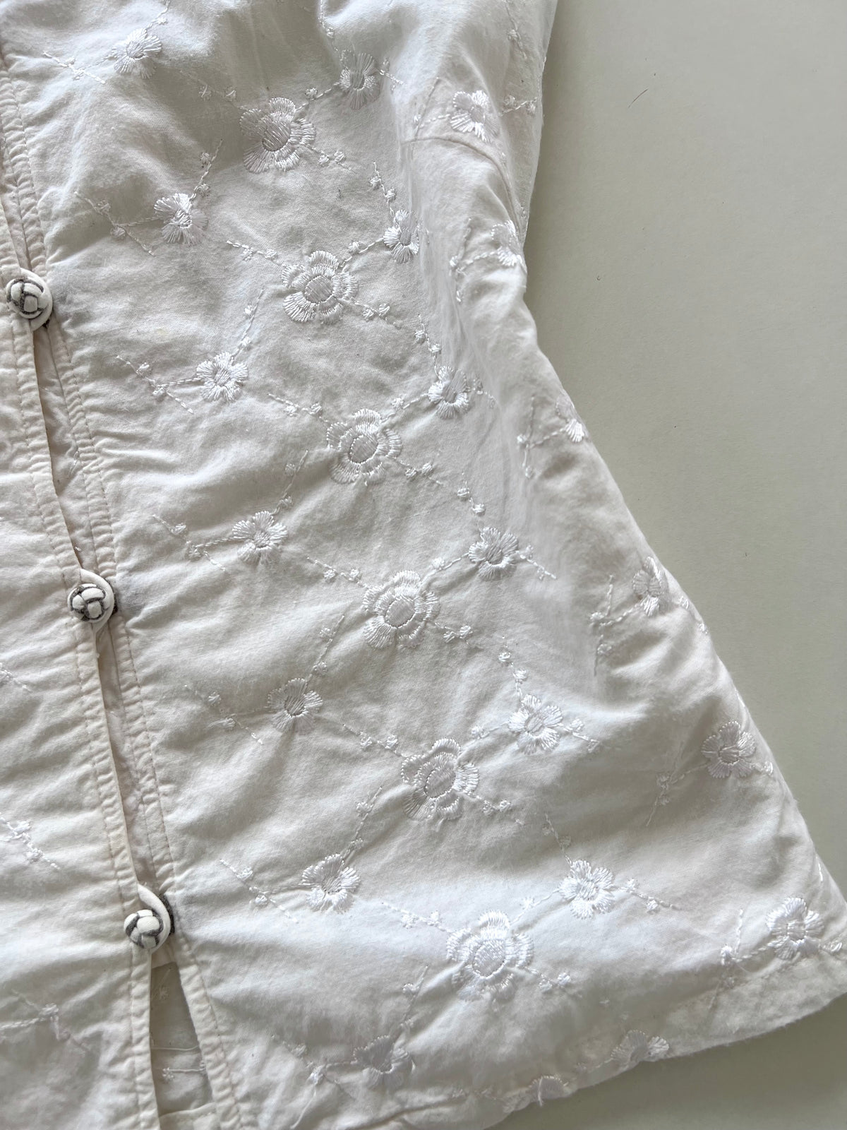 Chinese Embroidered Cotton Top-Bust 38