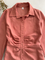 Load image into Gallery viewer, Korean Ruched Dress-Bust 34