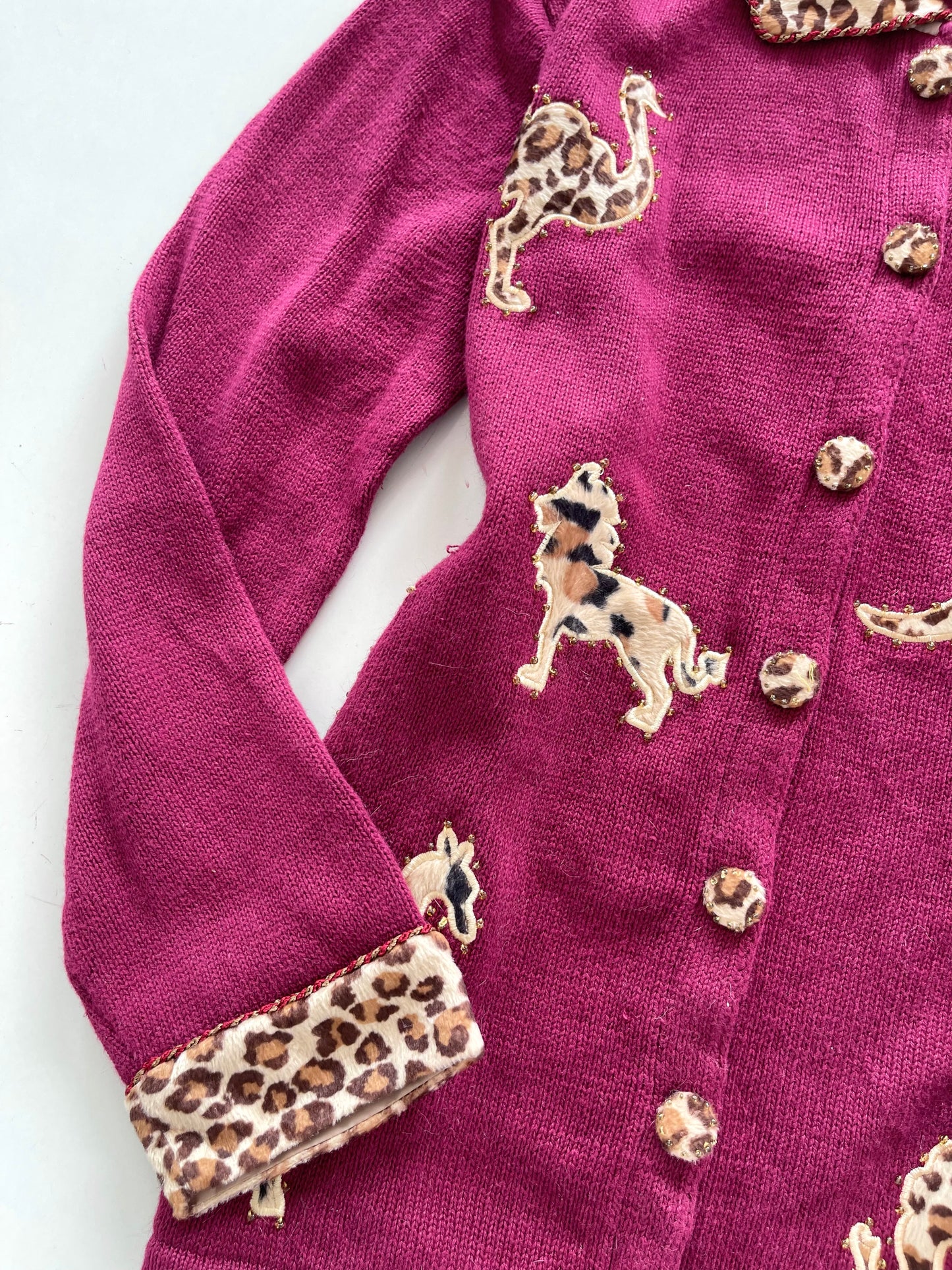 Storybook Embroidered Sweater-Bust 44