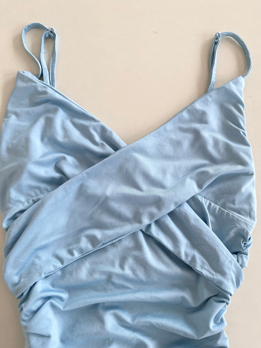Baby Blue Dress-Bust 34 to 36