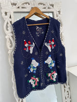 Load image into Gallery viewer, Christmas Sweater Vest-Bust 46