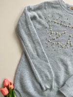 Load image into Gallery viewer, ANGORA BABY BLUE PEARL SWEATER - BUST 38 to 42