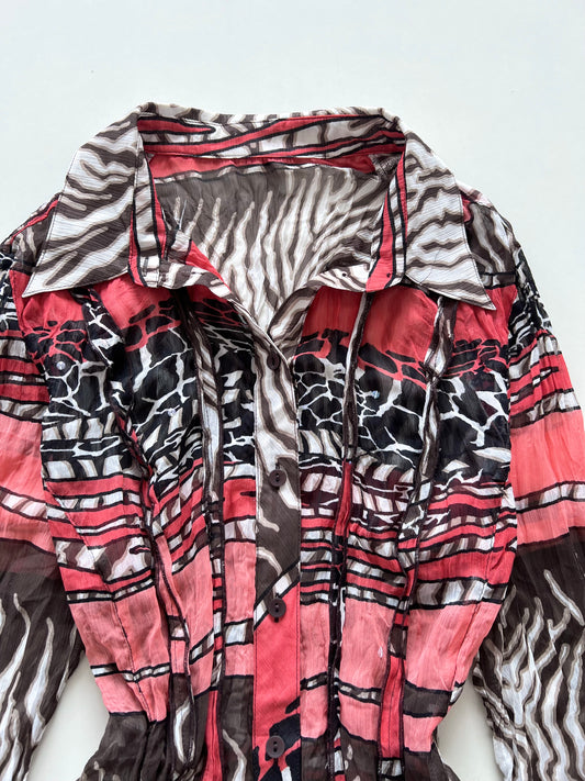 Vintage Sheer Shirt-Bust 40