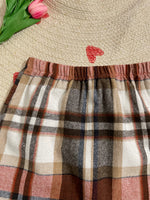 Load image into Gallery viewer, Pastel Plaid Skirt - Waist 26 to 28