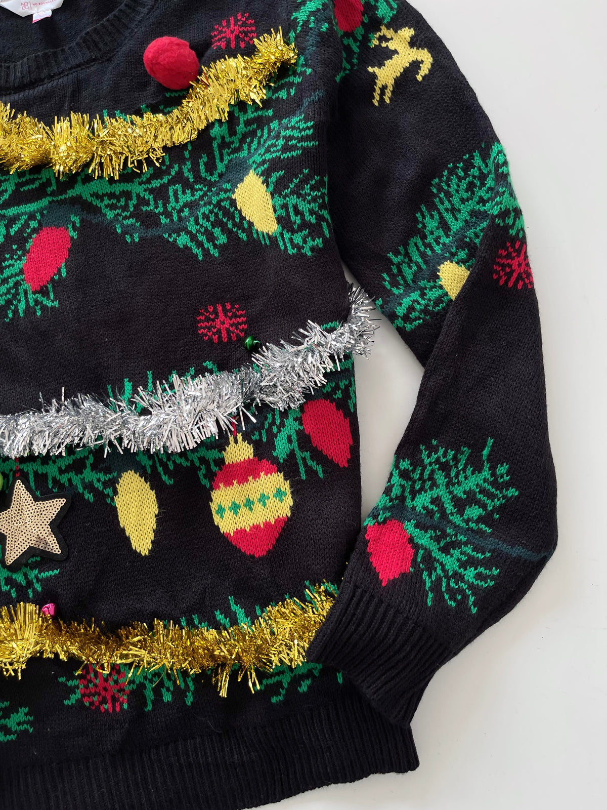 No Boundaries Christmas Sweater-Bust 44