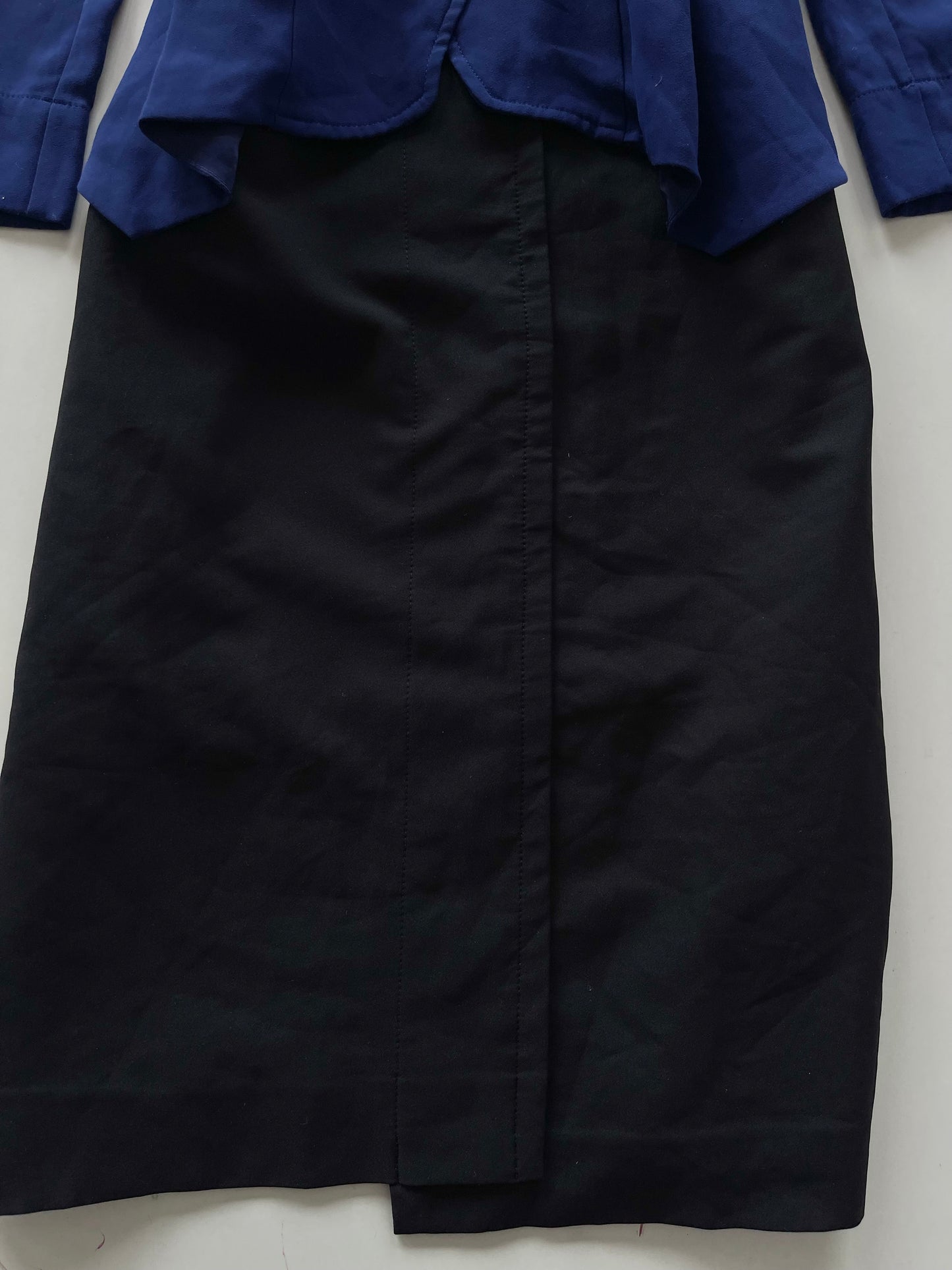 Blue & Black Vintage Dress-Bust 36