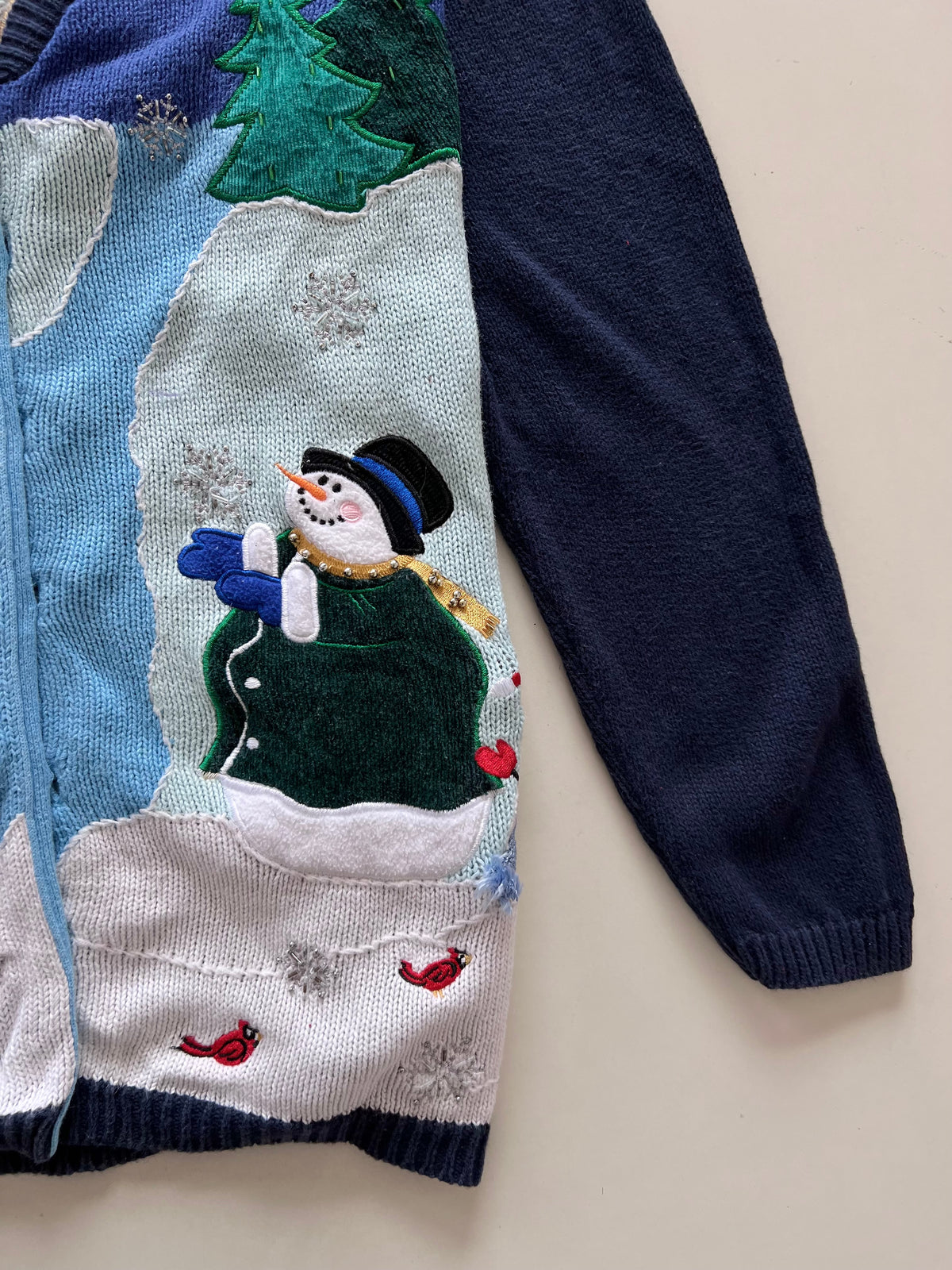 The Quacker Factory Christmas Cardigan Sweater-Bust 48