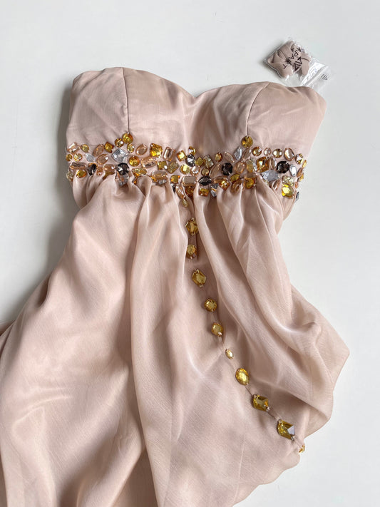 Apart Embroidered Dress-Bust 30