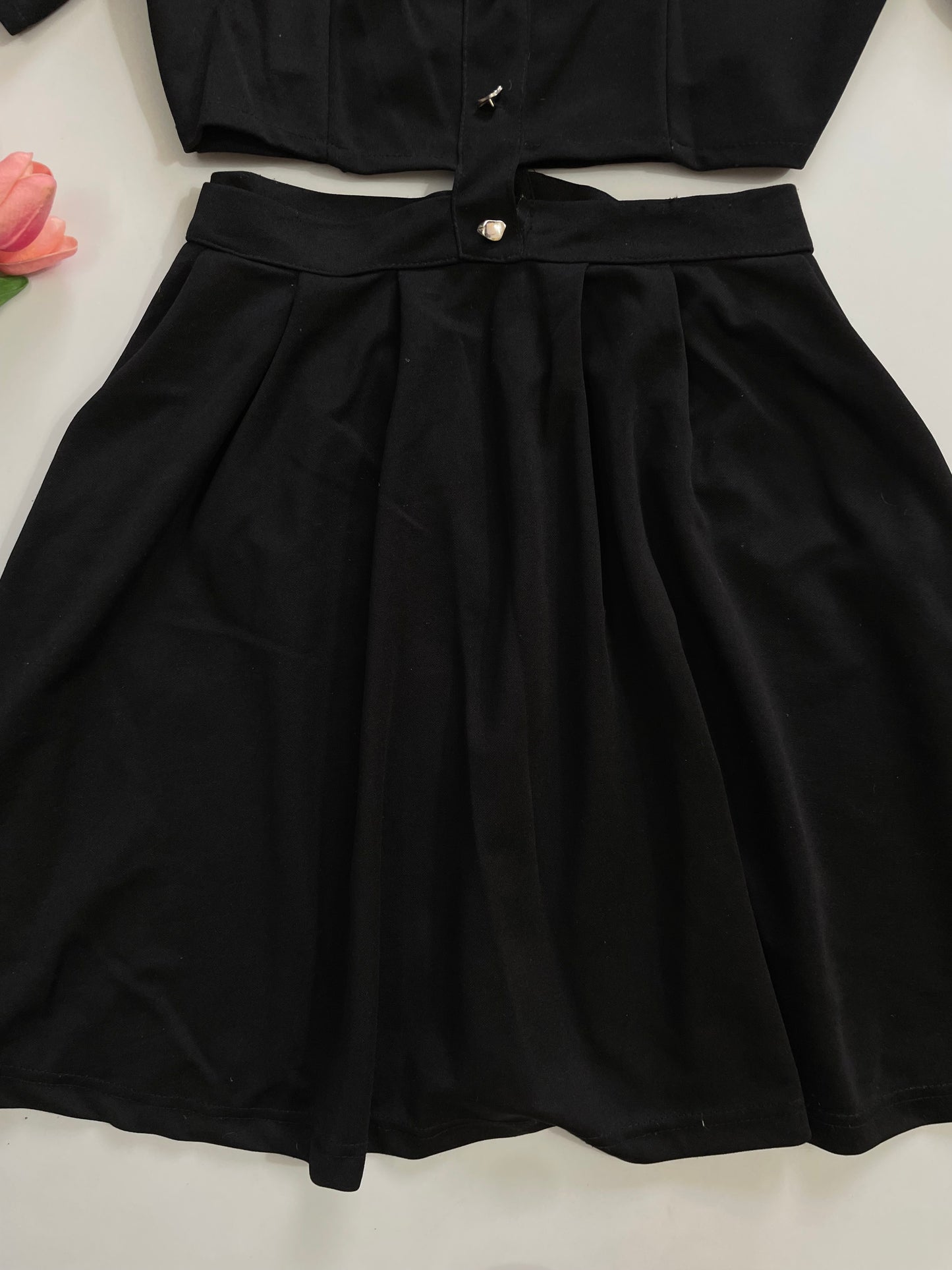 Black Cutout Dress-Bust 38