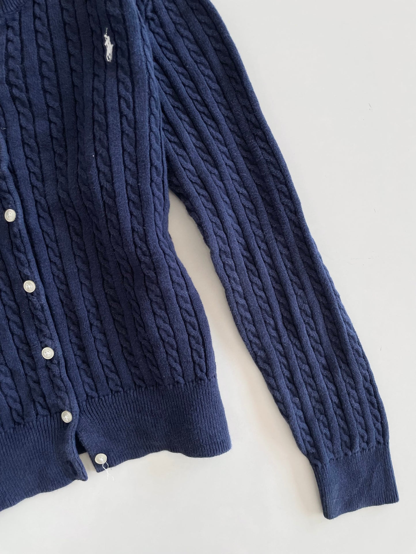 Ralph Lauren 100% Cotton Vintage Cardigan-Bust 34 to 36