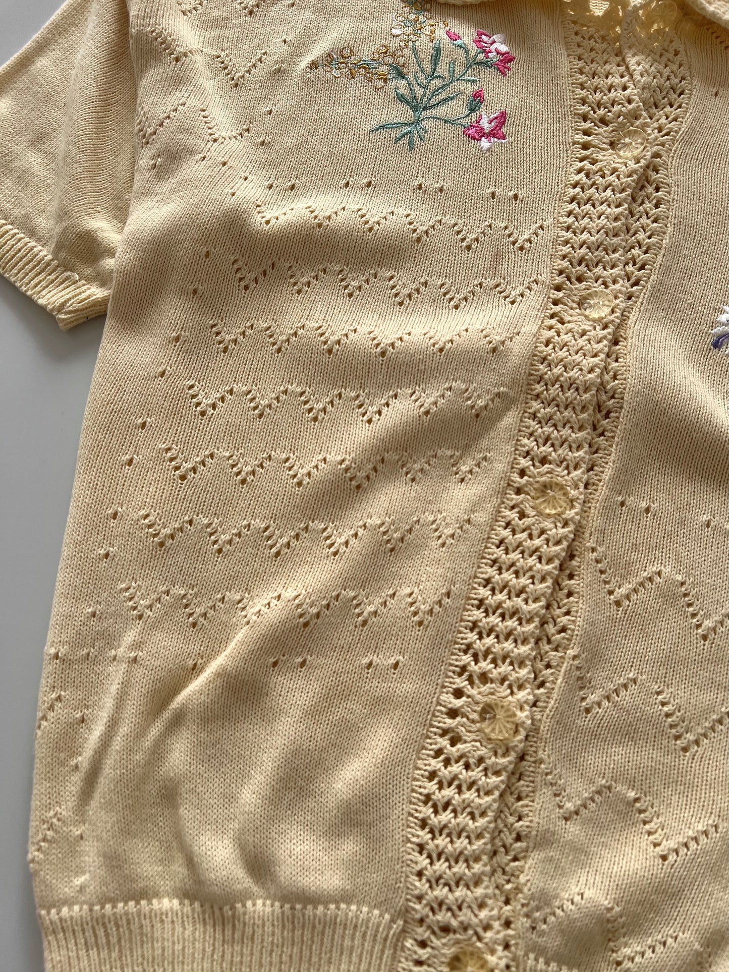 Southern Lady Embroidered Sweater-Bust 44