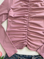 Load image into Gallery viewer, Ruched Pink Top-Bust 30 to 32