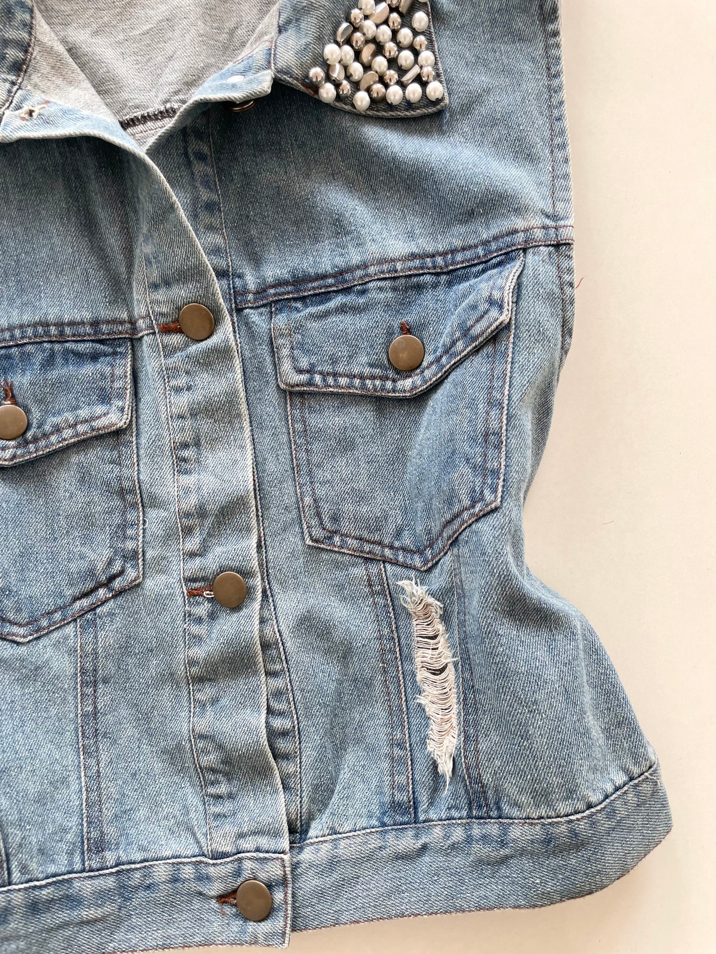Denim Vest-Chest 38