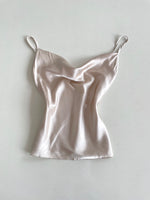 Load image into Gallery viewer, Cowl Neck Satin Top-Bust 34