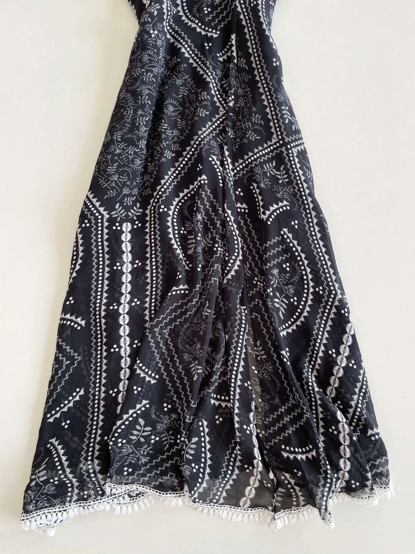 Black Boho Dress-Bust 36