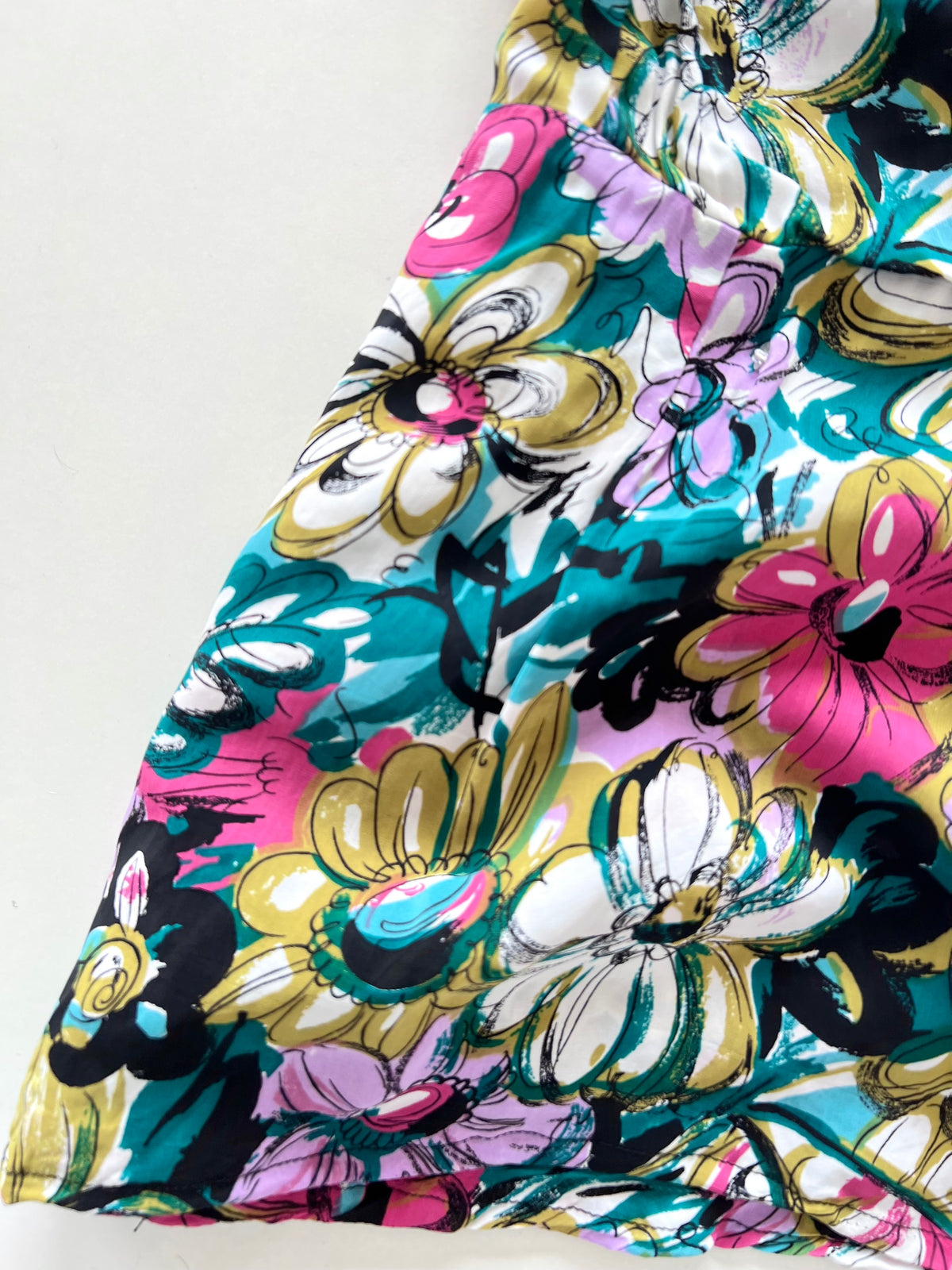 Flora Vintage Top-Bust 36
