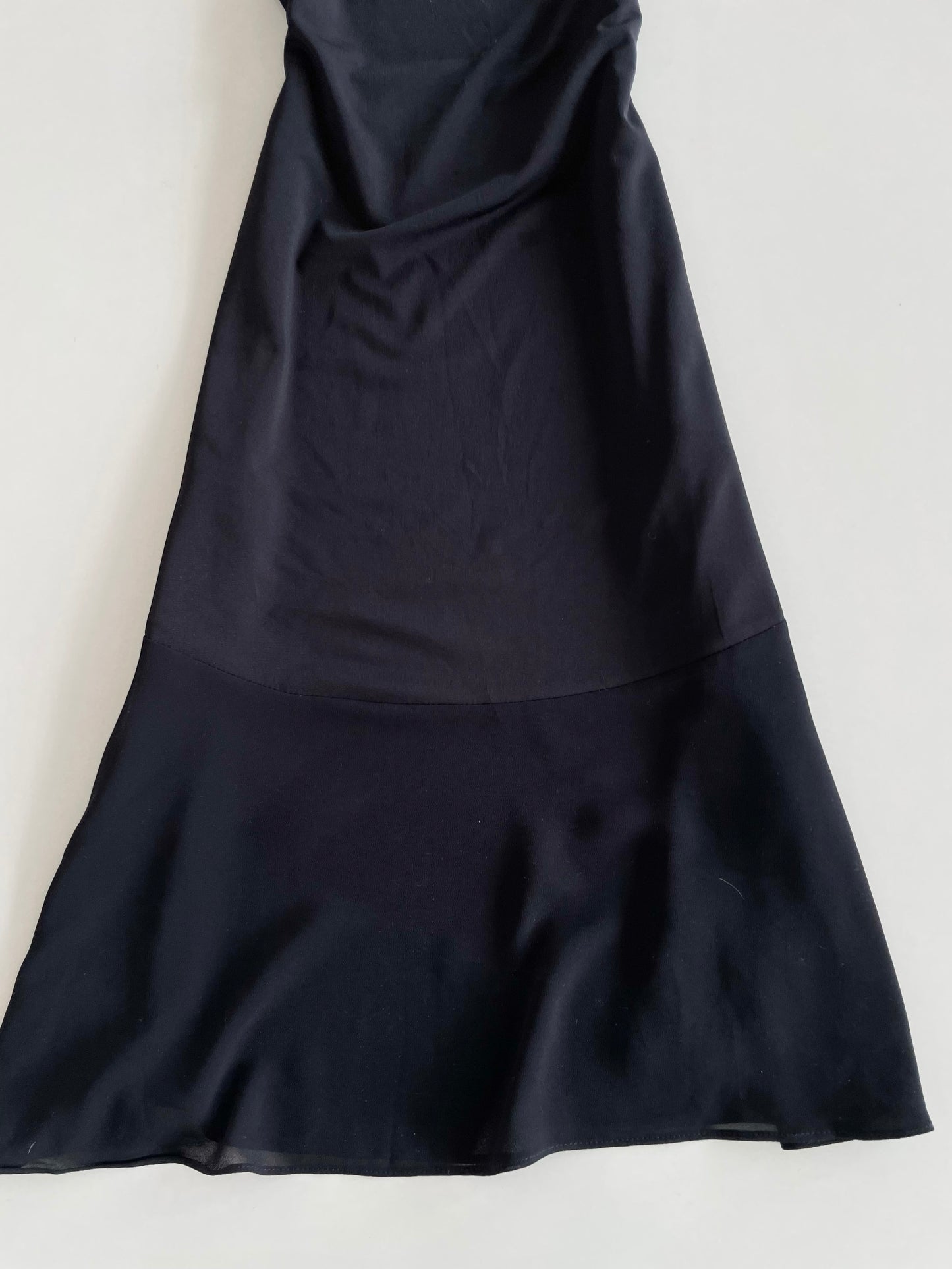 Solid Black Dress-Bust 38 to 40