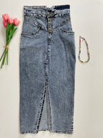 Load image into Gallery viewer, Denim Skirt-Waist 24