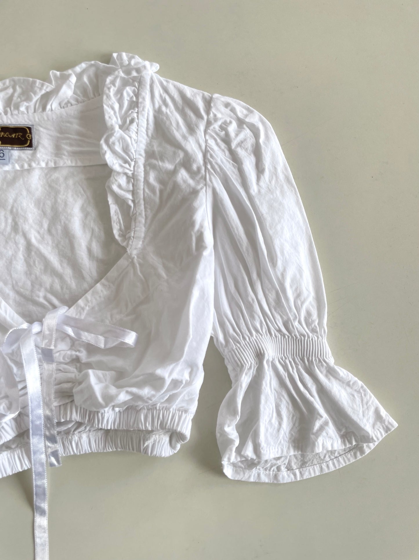 Victorian White Top-Bust 28 to 30