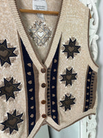 Load image into Gallery viewer, Christopher & Banks Embroidered Sweater Vest-Bust 42