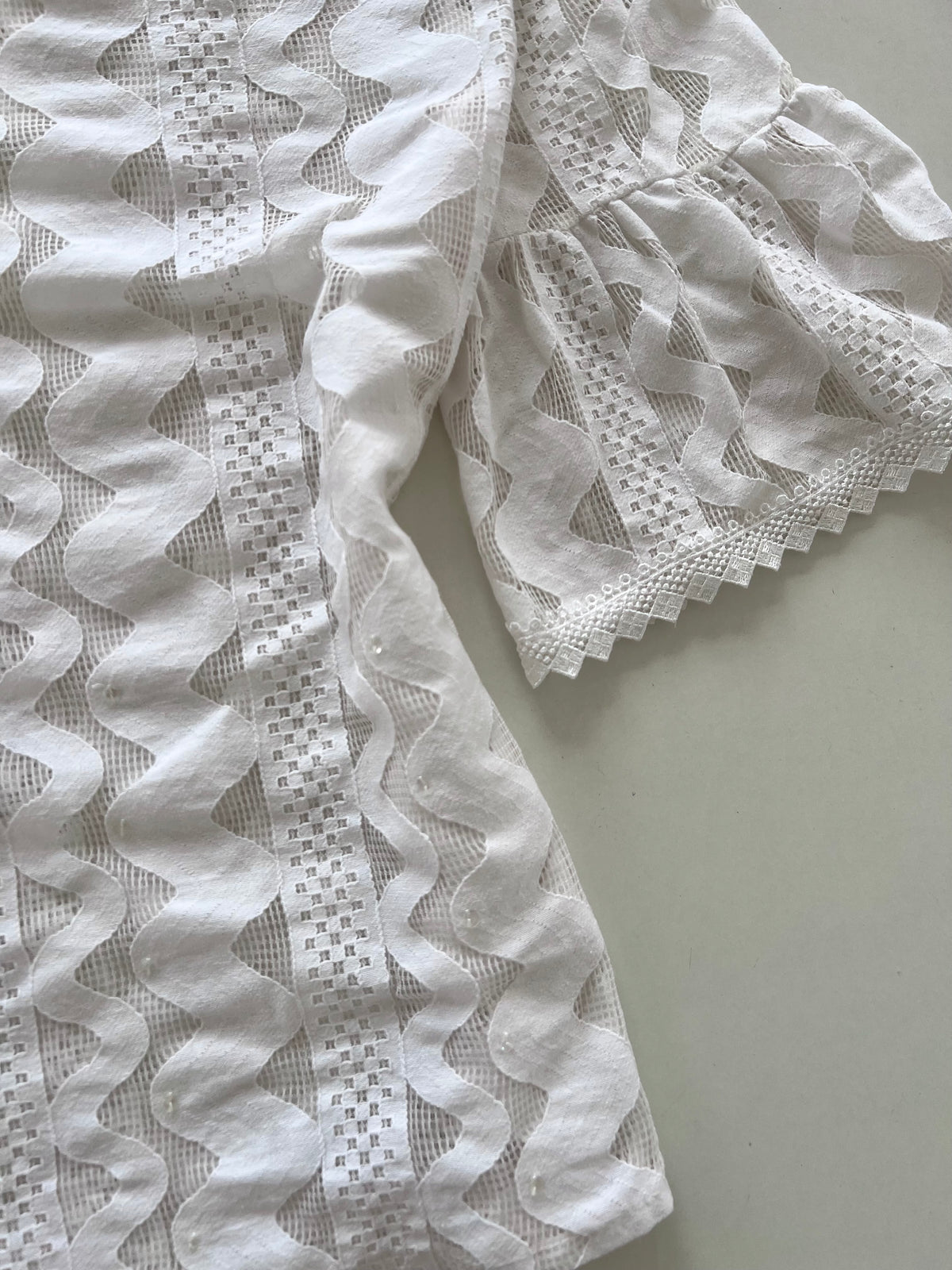 Lace Sheer Top-Bust 36