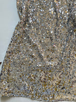 Load image into Gallery viewer, H&M Silver Sequin Dress-Bust 34 to 36