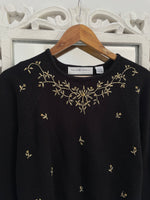 Load image into Gallery viewer, Maggie Lawrence Embroidered Sweater-Bust 40
