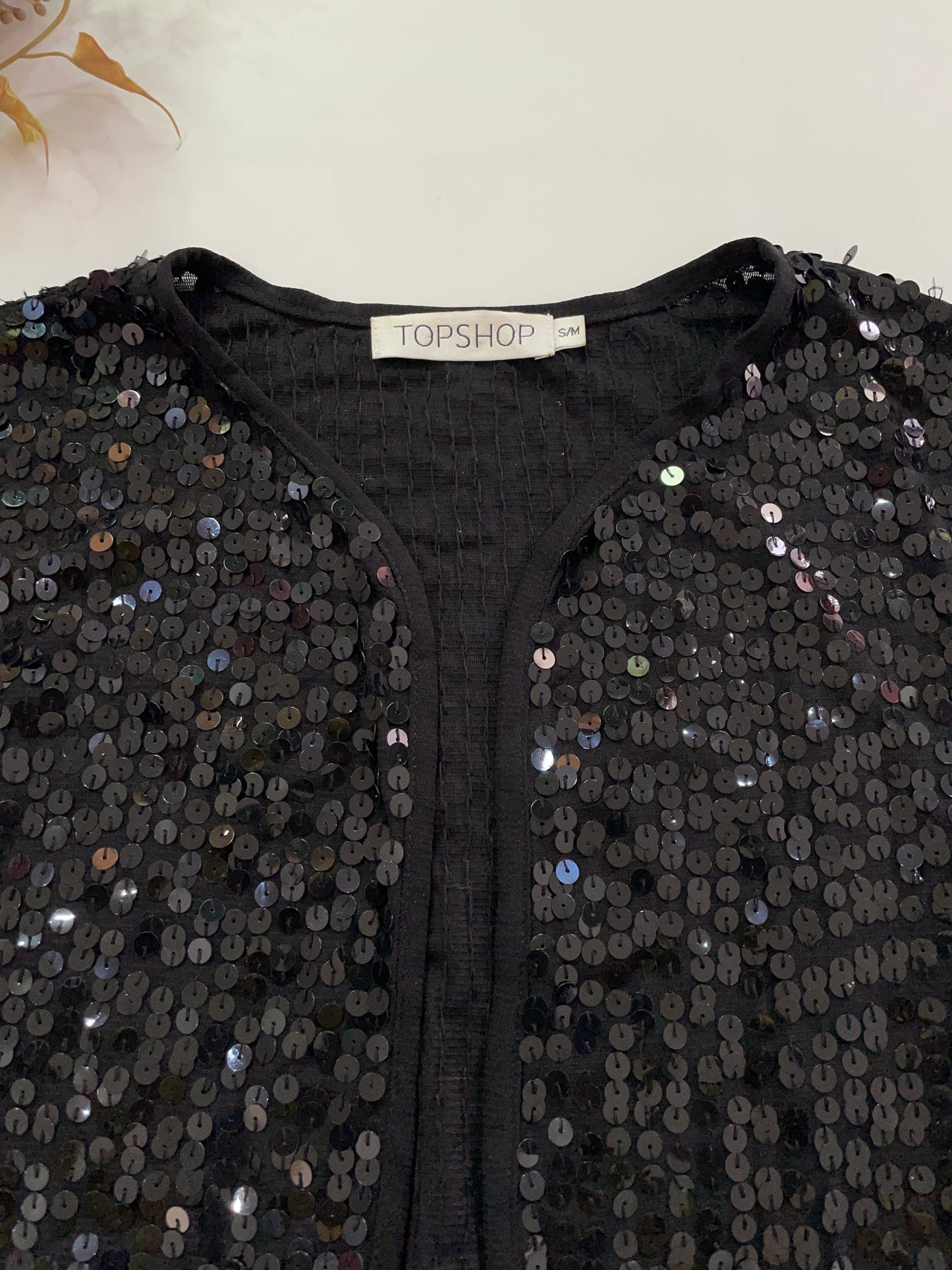 Topshop Vintage Sequin Top-Bust 30 to 32