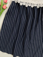 Load image into Gallery viewer, PINSTRIPE LACE DRESS - BUST 34