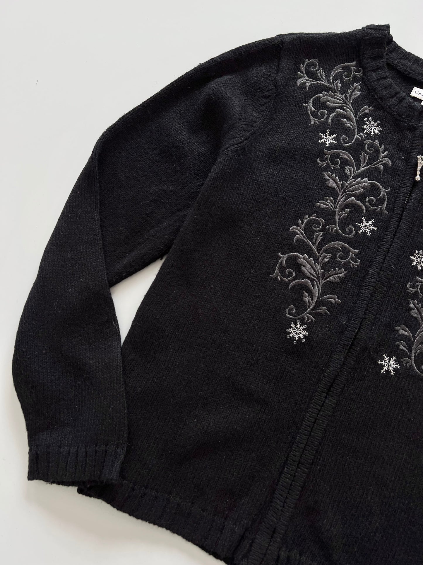 Croft&Barrow Embroidered Zipper -Bust 42