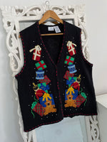 Load image into Gallery viewer, Bobbie Brooks Christmas Sweater Vest-Bust 44