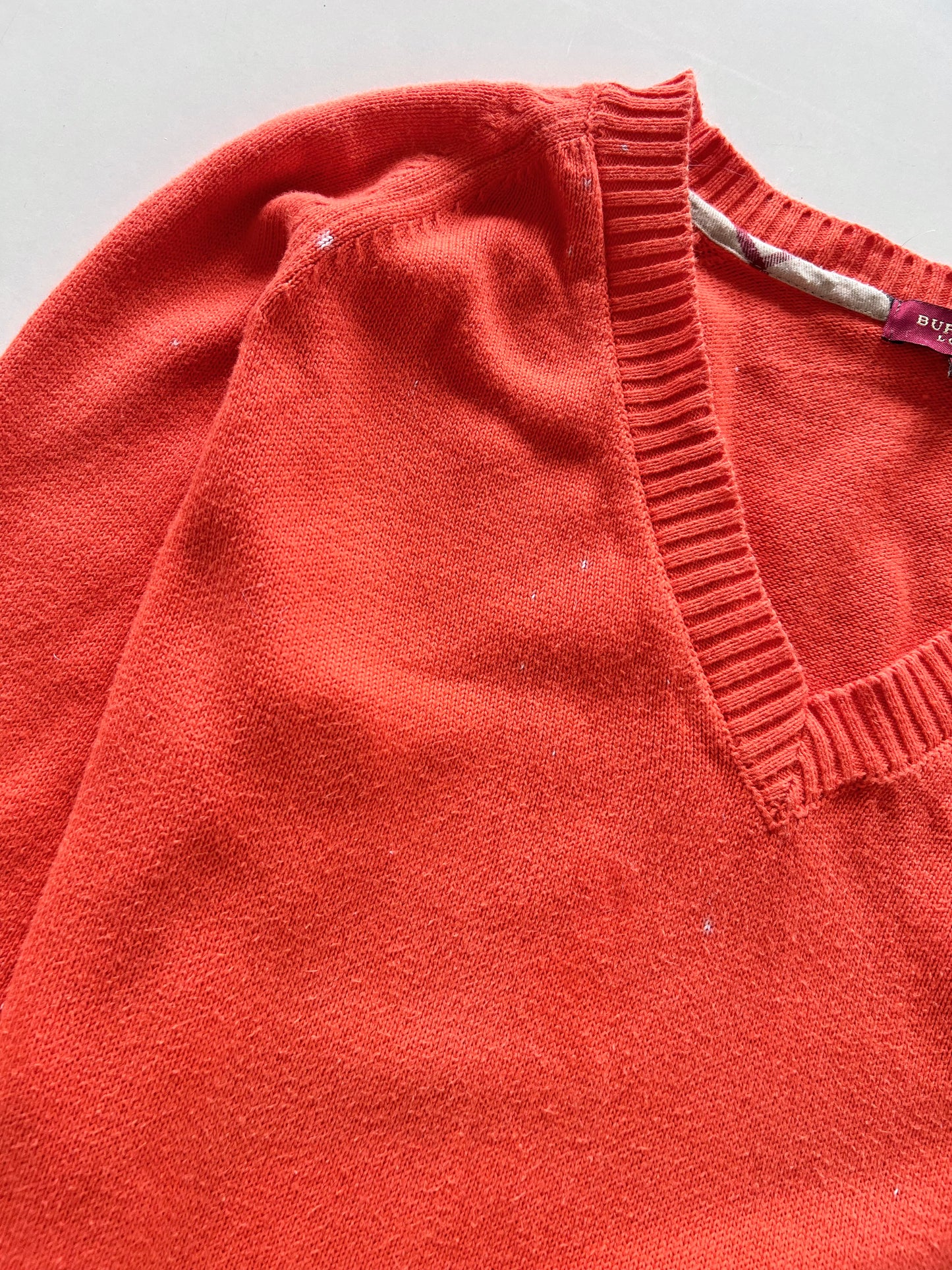 Burberry 100% Cotton Vintage Sweater-Bust 38