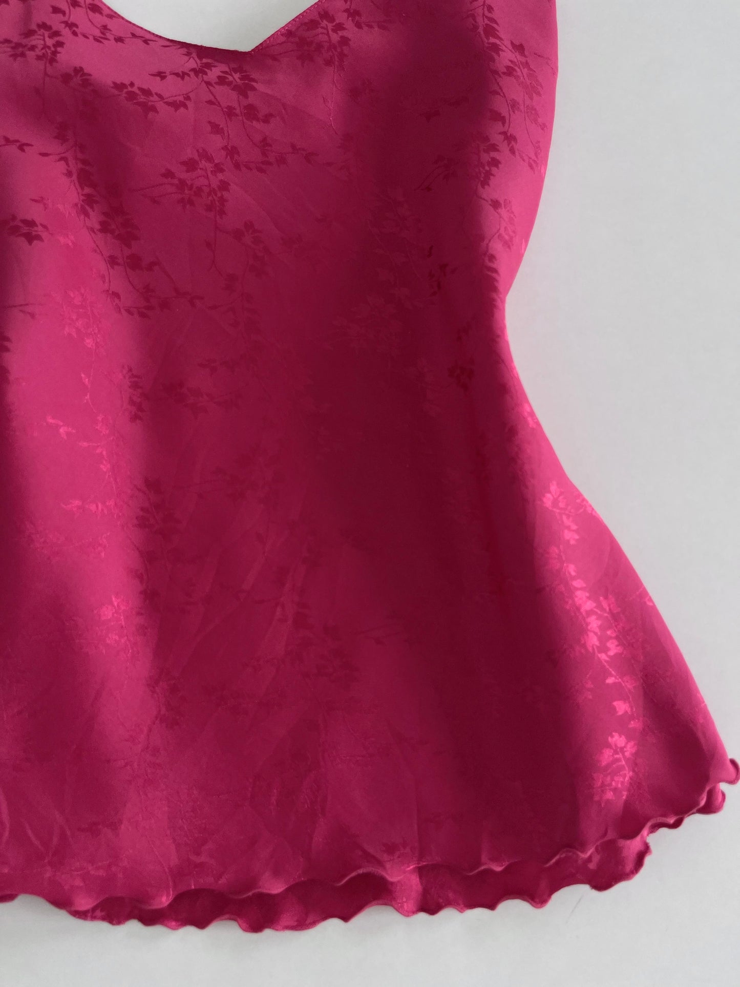 Self Textured Slip Top-Bust 36