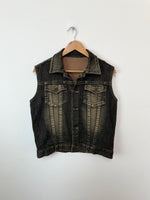 Load image into Gallery viewer, Vintage Denim Vest-Bust 40
