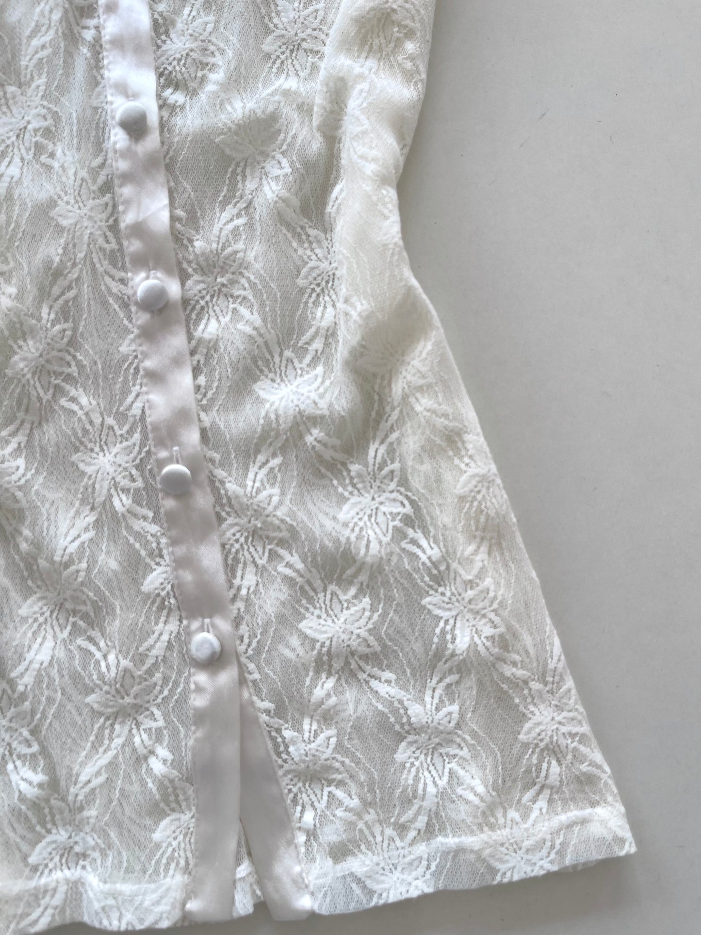 Sheer Lace Top-Bust 36 to 38