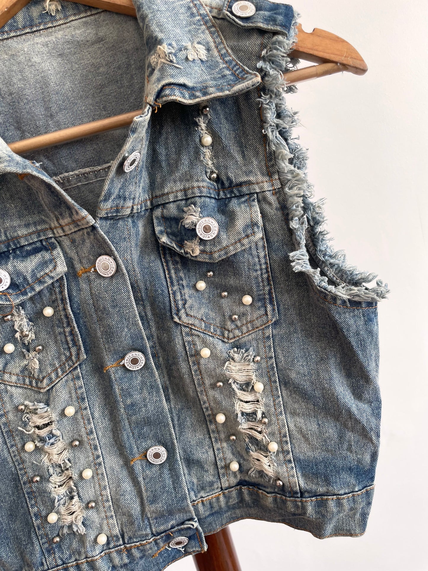 Denim Vest-Chest 32
