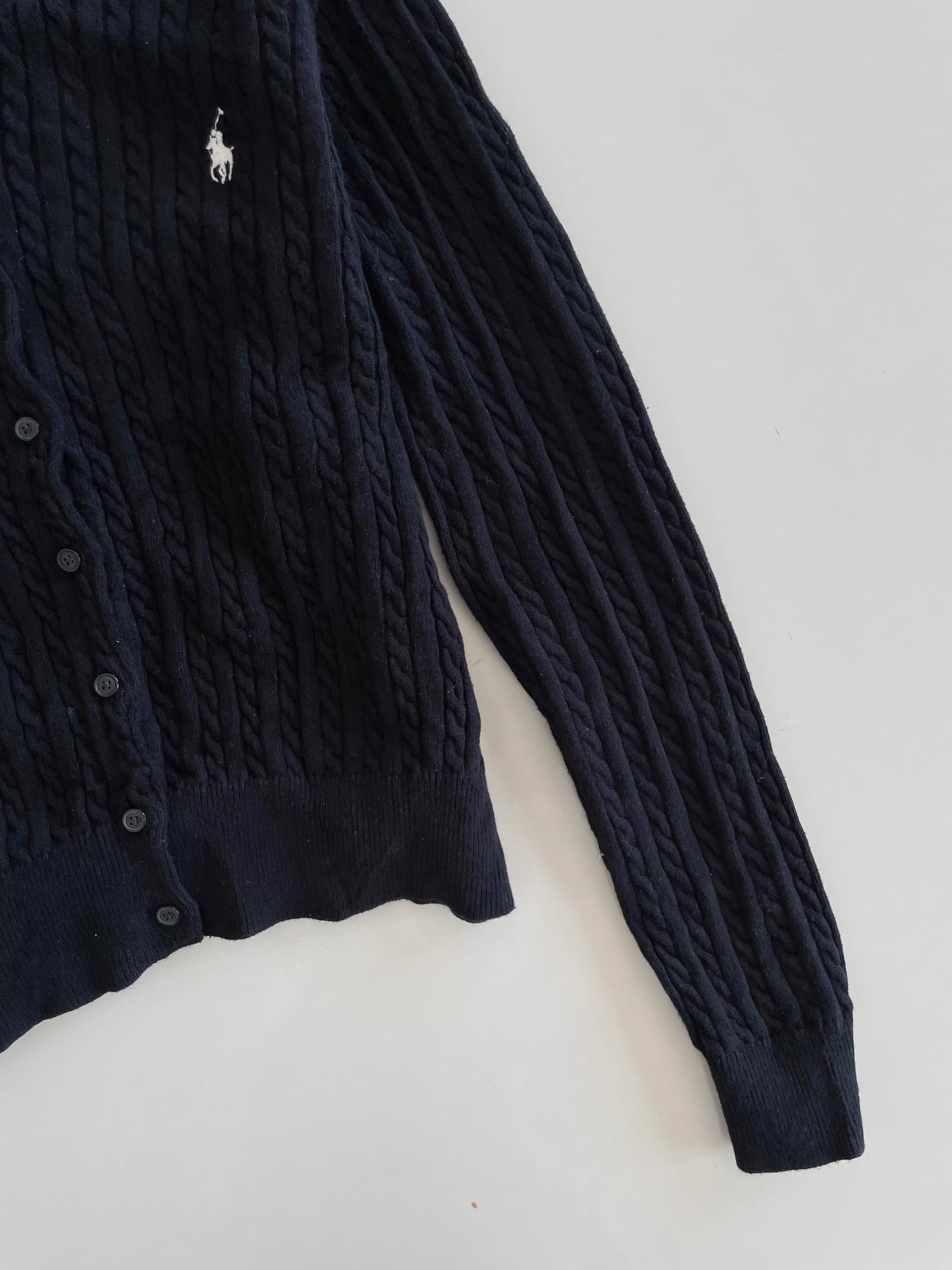 Ralph Lauren 100%Cotton Vintage Cardigan-Bust 34 to 36