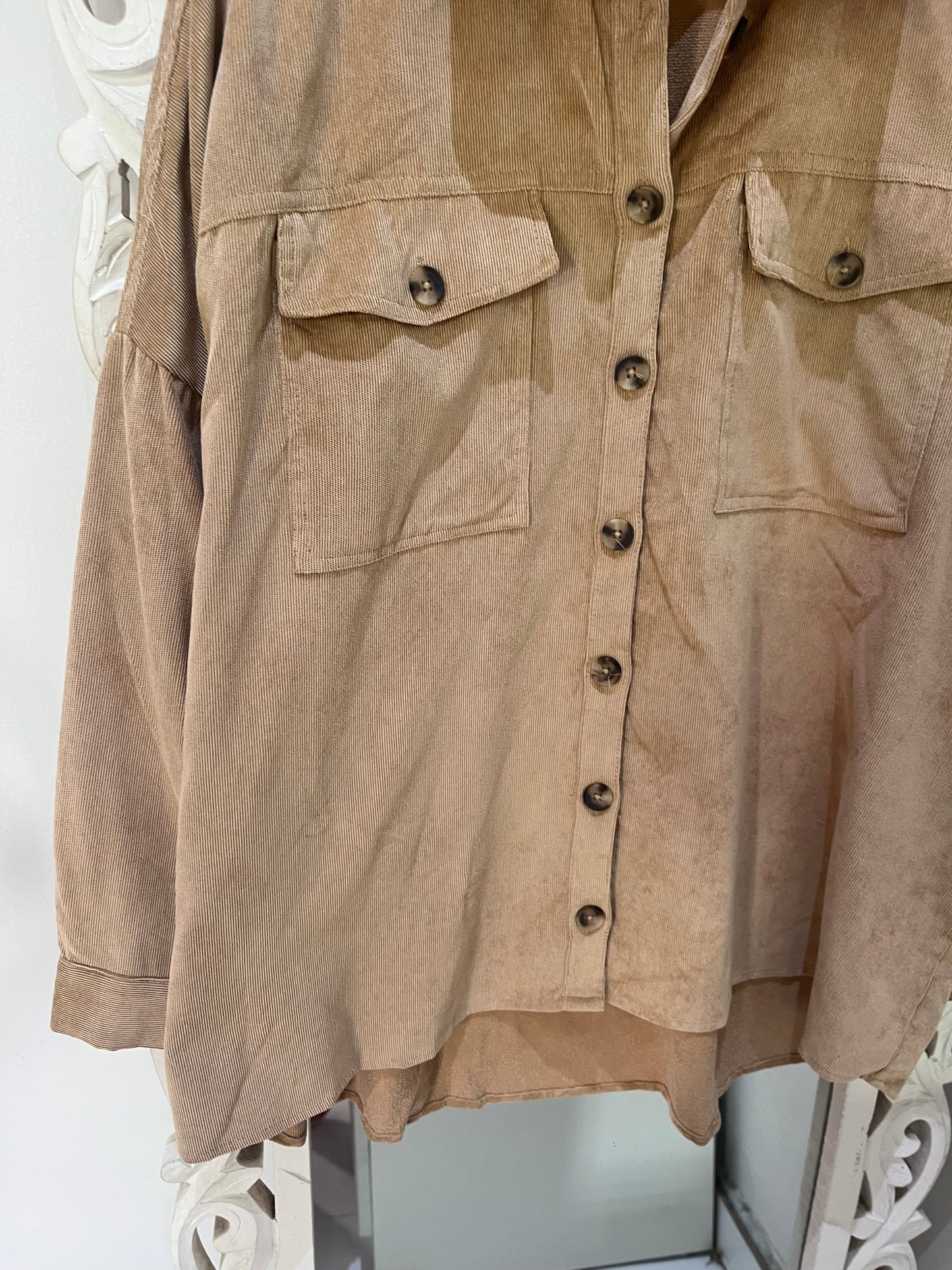 Stradivarius Corduroy Shirt-Chest 52