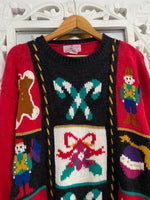 Load image into Gallery viewer, Embroidered Christmas Sweater-Bust 44