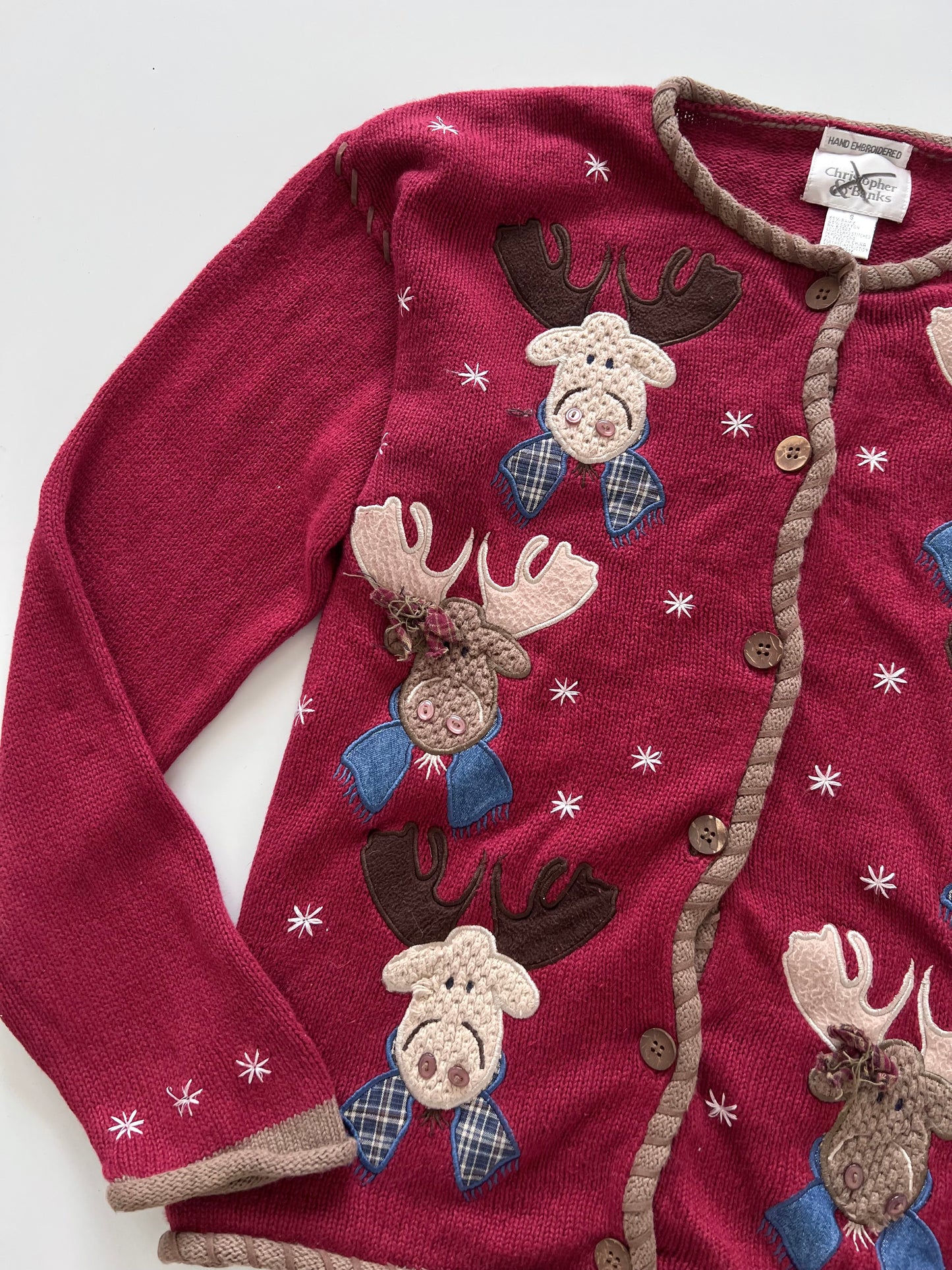 Christopher&Banks Christmas Sweater-Bust 42