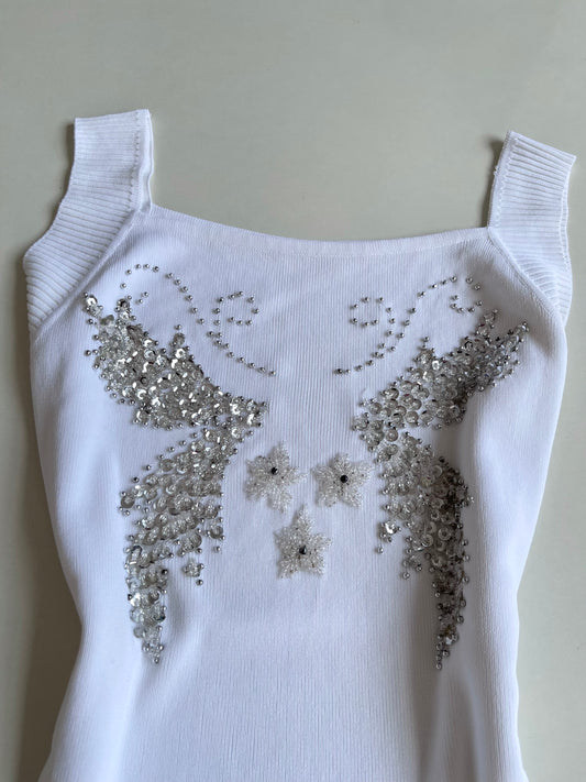 Vintage Embroidered Top-Bust 30 to 32