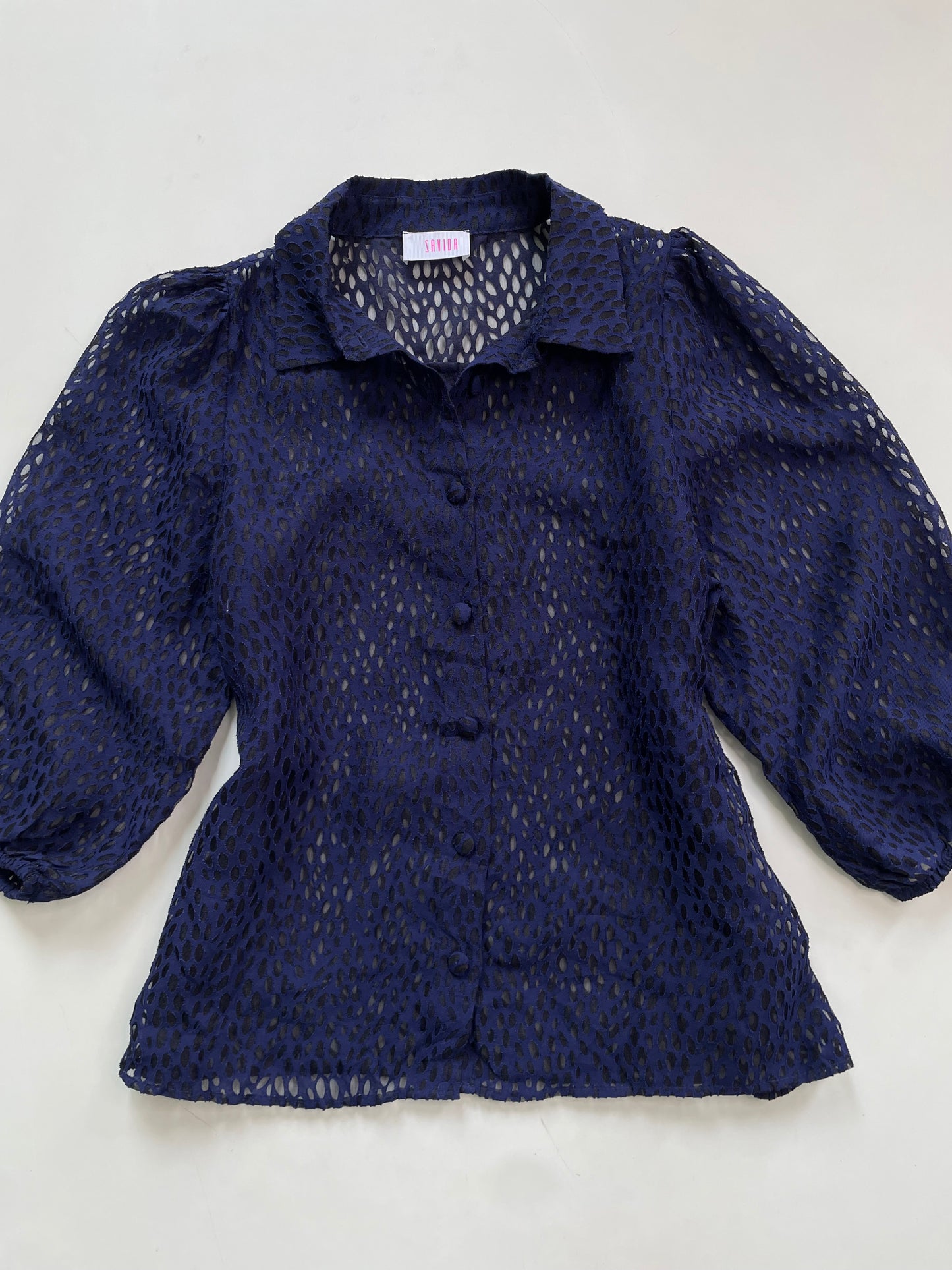 Savida Sheer Shirt-Bust 40