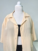 Load image into Gallery viewer, Embroidered Pure Silk Shirt-Bust 44