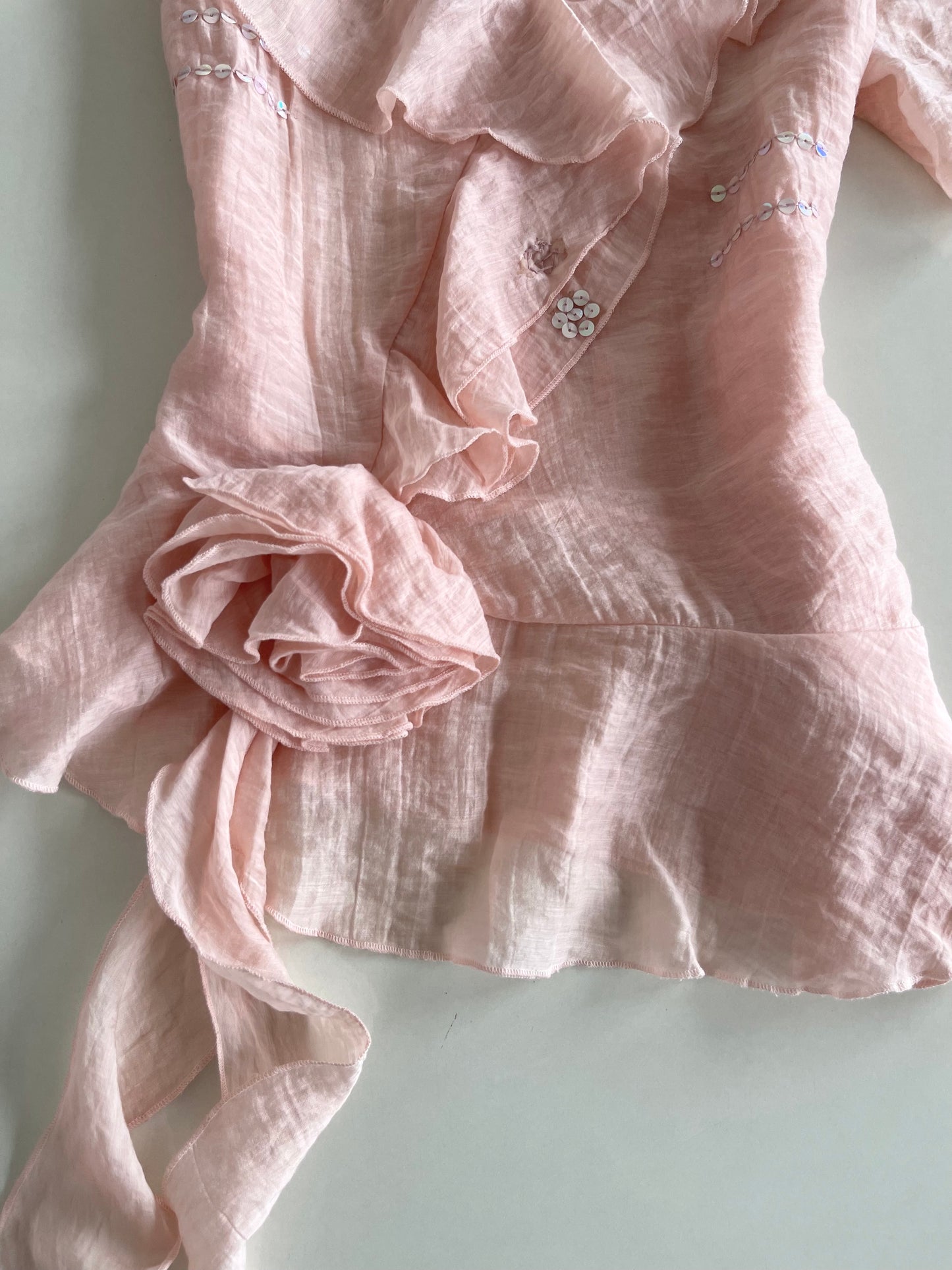 Reserved Sheer Vintage Top-Bust 34
